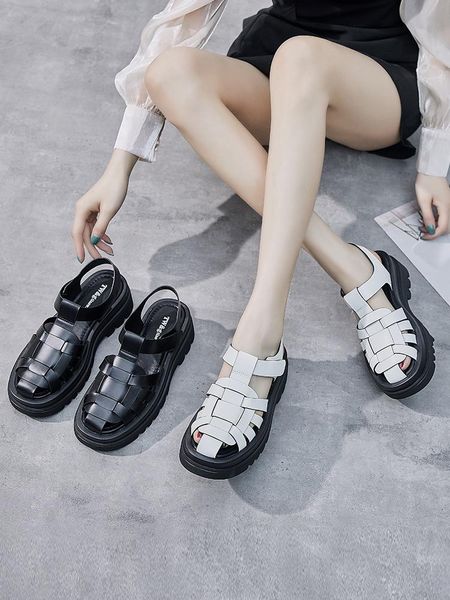 

fashion womens shoes 2021 beige heeled sandals med all-match clogs wedge luxury black summer retro sports comfort girls medium t dress