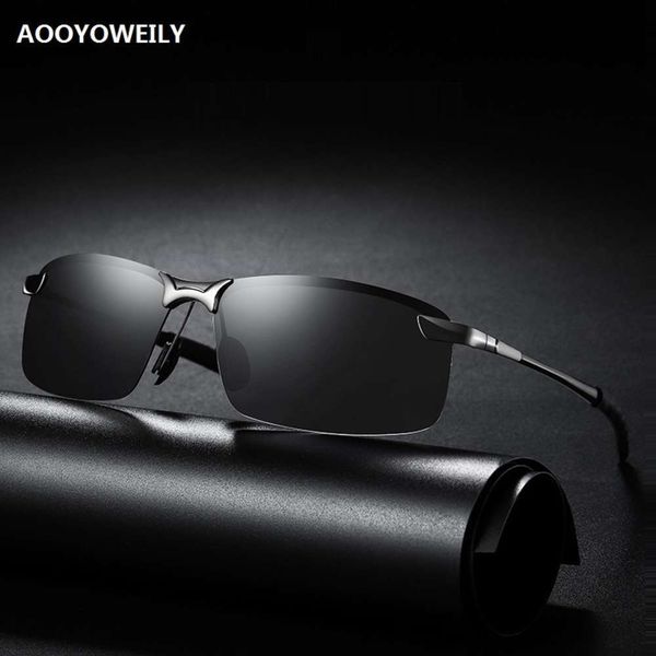 

New Luxury Polarized For Driving Fish Walking men sunglasses Men's classic vintage glasses Black Shades UV400