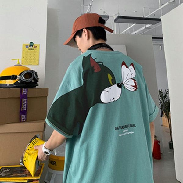 

men's t-shirts 2021 short sleeve t-shirt, White;black