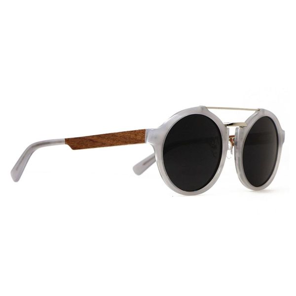

highend accessories promotional use with own brand wood sunglass men bamboo wooden frame sun glass, Black