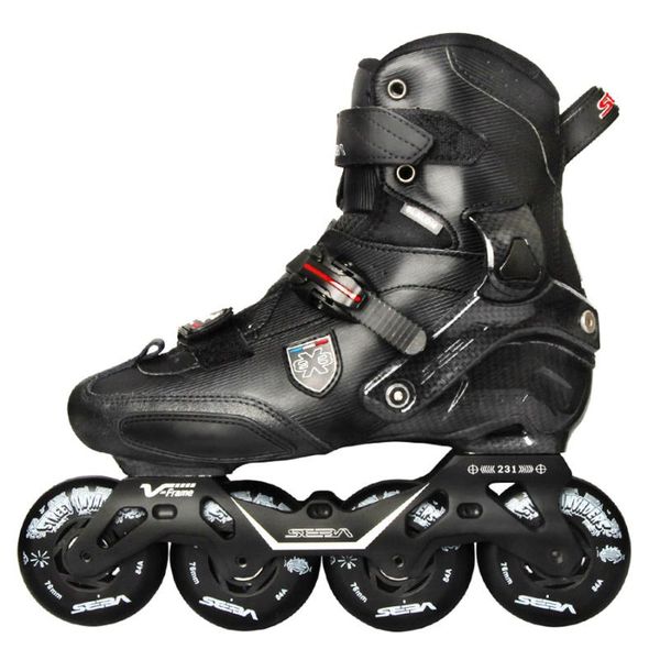 

100% original 2021 trix2 inline skates roller skating shoes rockered frame slalom sliding fsk patines adulto &