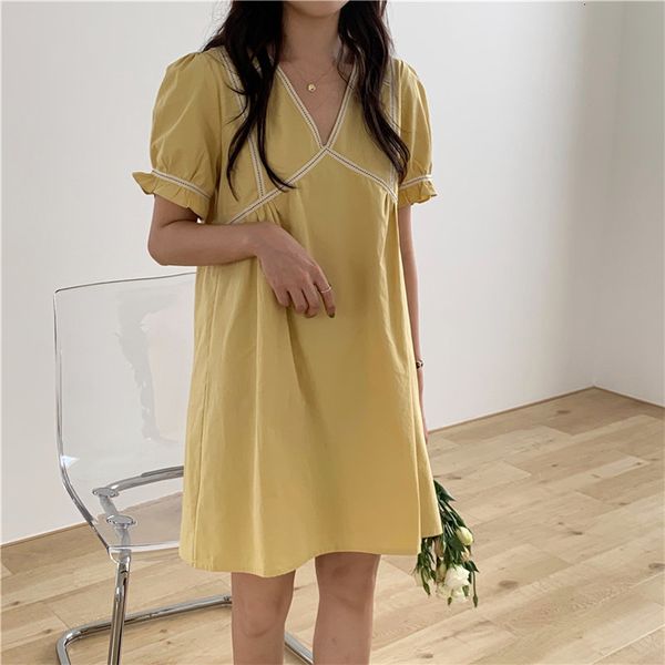 

dresses sweet chic vintage summer women slim streetwear a-line cute girls mini es, Black;gray