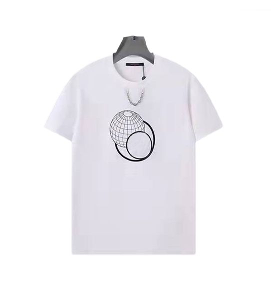 

summer men's and women's designer t-shirts loose slim fashion brand casual shirt letter printing luxury clothing street short sle, White;black