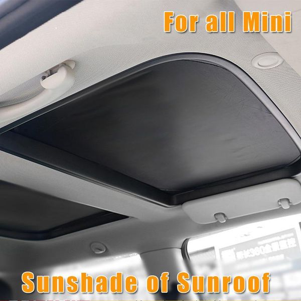 

car sunshade 2pcs foldable sunroof shade heat isolate for mini cooper clubman countryman r55 r56 r60 r61 f55 f56 f54 f60 2007-up
