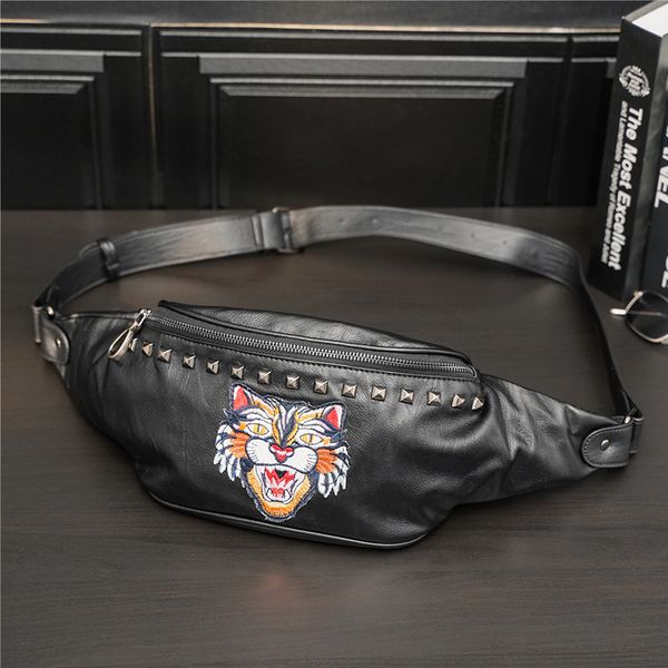 

pockets street bag sports waist chest chinese style personality men's youth