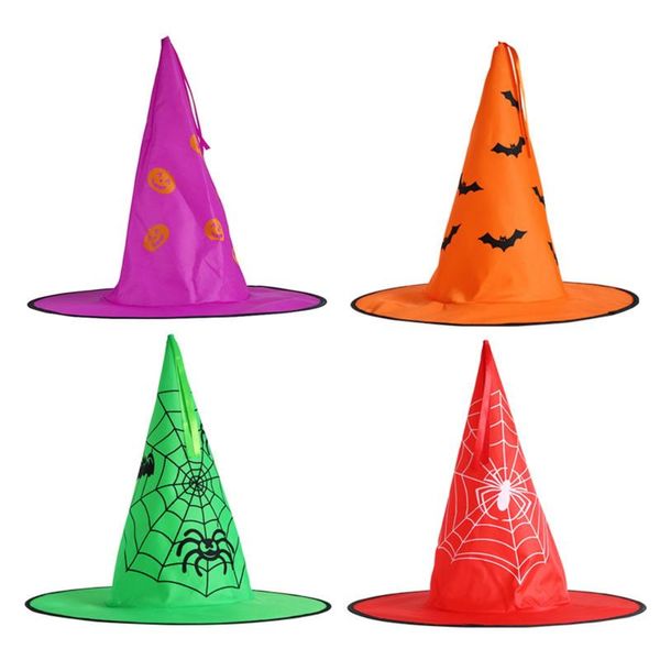 

party hats halloween glowing hat children dance dress up witch festival cosplay
