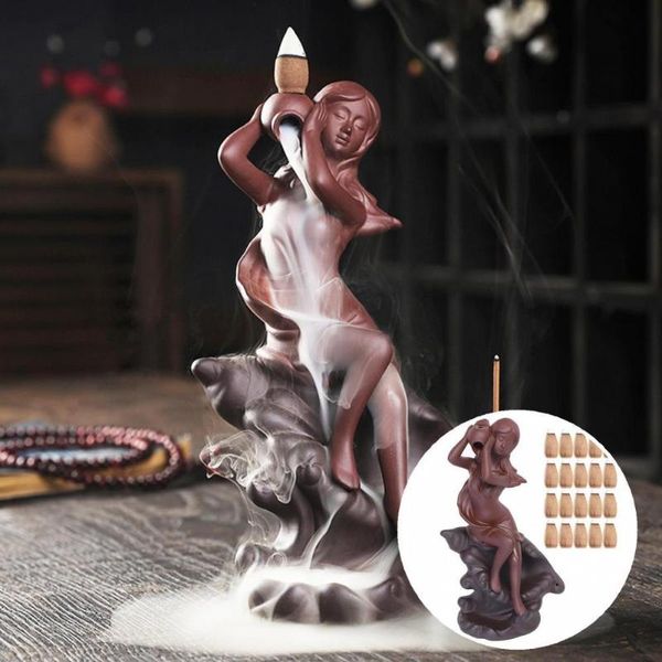 

fragrance lamps decorative purple sand backflow incense burners for garden