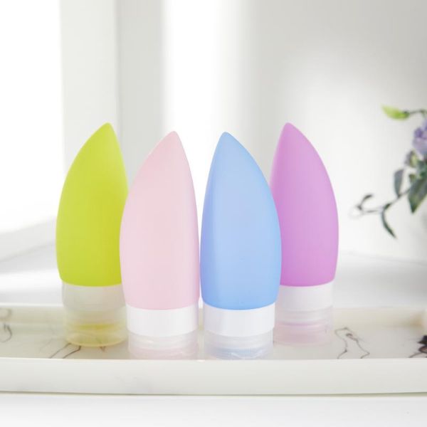 

storage bottles & jars 60ml refillable bottle empty travel cosmetic containers shampoo shower gel lotion cream soap liquid soft silicone