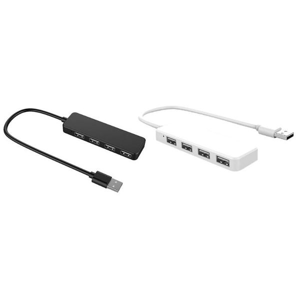 

hubs alloyseed usb hub multi 2.0 4 port hab usb2.0 splitter 480m/s high speed adapter dock for deskpc lapaccessories