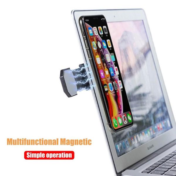 

cell phone mounts & holders expansion two-in-one magnetic car holder mini bar metal magnet gps wall office bedroom