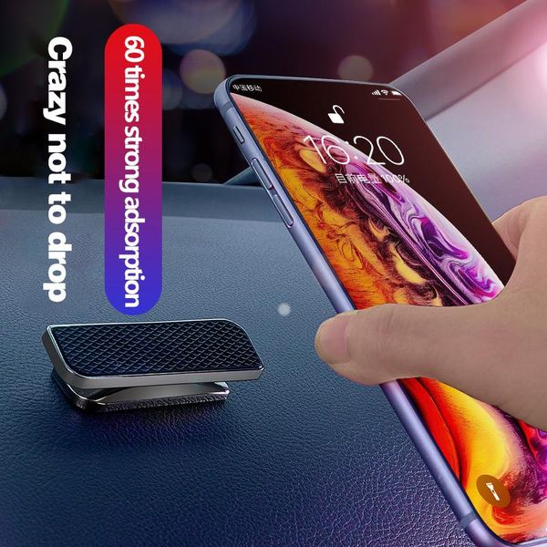 

car mobile phone holder magnetic suction metal magnet air outlet for navigation creative cell mounts & holders