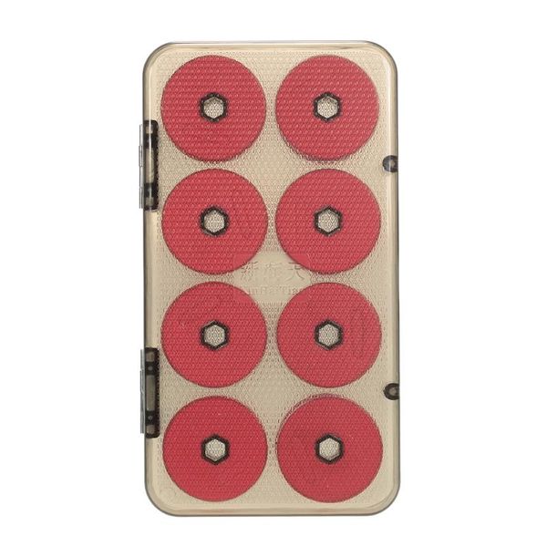 

fishing accessories 16pcs 19 * 10.5 3.5cm portable main lines spool case foam bobbins storage box carrying holder