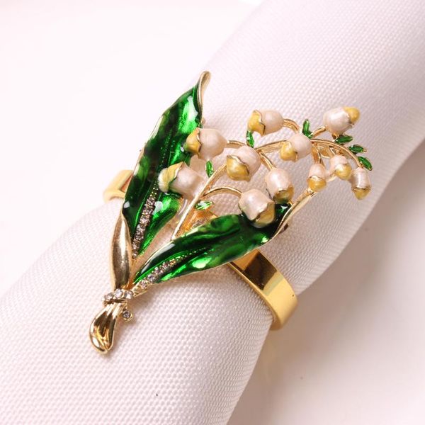 

napkin rings 10pcs gardenia ring button paper