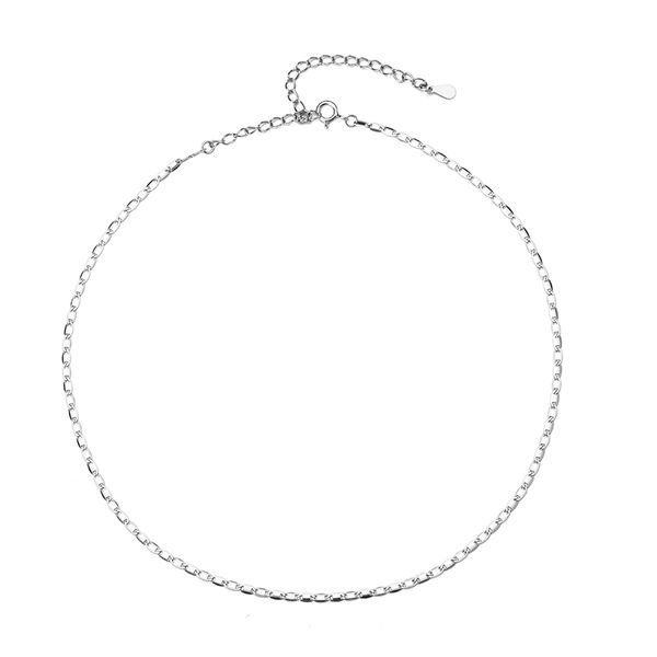 

short chain necklace clavicle female money circle collarbone neck neck with neck chain necklace web celebrity, Silver