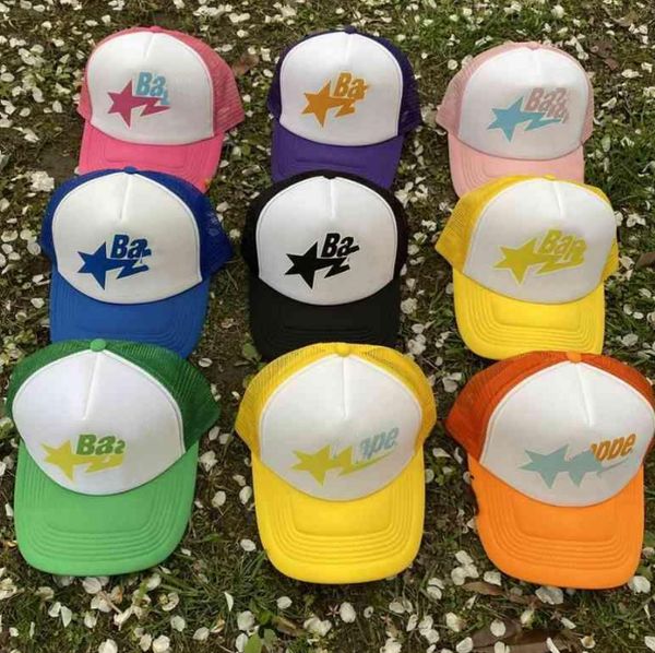 

vintagebapesta mesh hat rapstar hip hop truck hat remake, Black;white