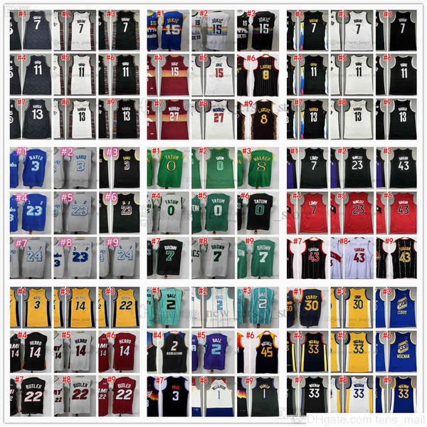 

stitched basketball zion 1 williamson jerseys joel ben embiid simmons fred vanvleet kyle kristaps lowry porzingis jamal paul murray george h, Black;red