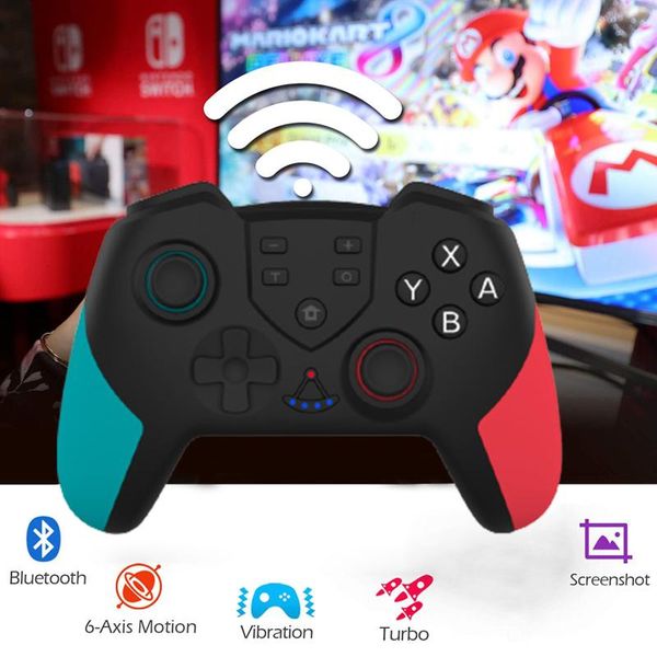 

wireless gamepad joystick for n-switch ns switch pro controller remote bluetooth game controllers & joysticks