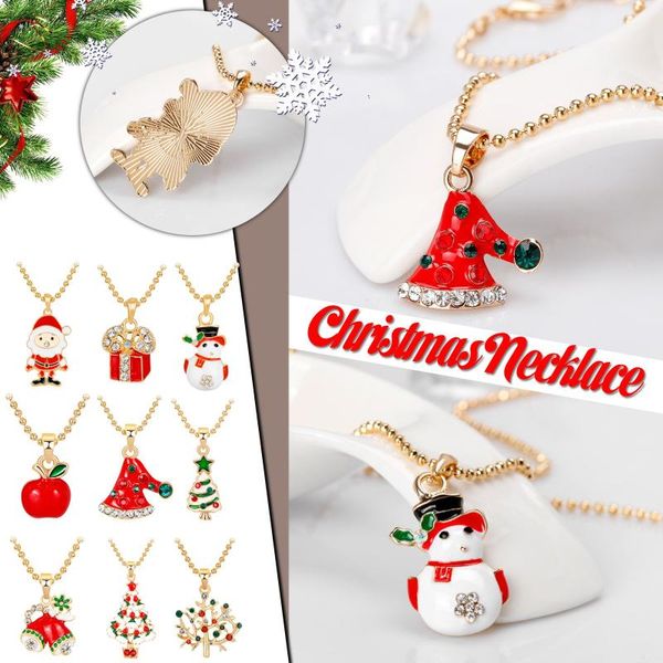 

pendant necklaces 2021 s creative ladies accessories christmas necklace gift jewelry chain, Silver
