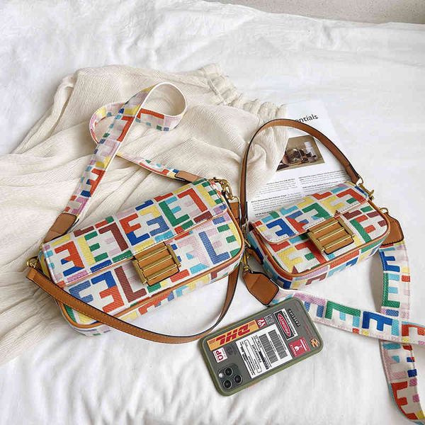 

model handbag women's new version chain messenger one shoulder color canvas underarm bag purses sale
