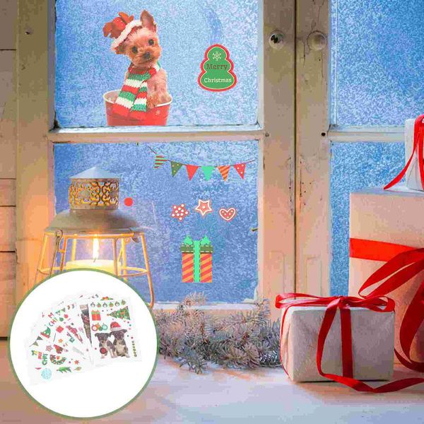 

window stickers sheets of christmas lovely wall decals decorations