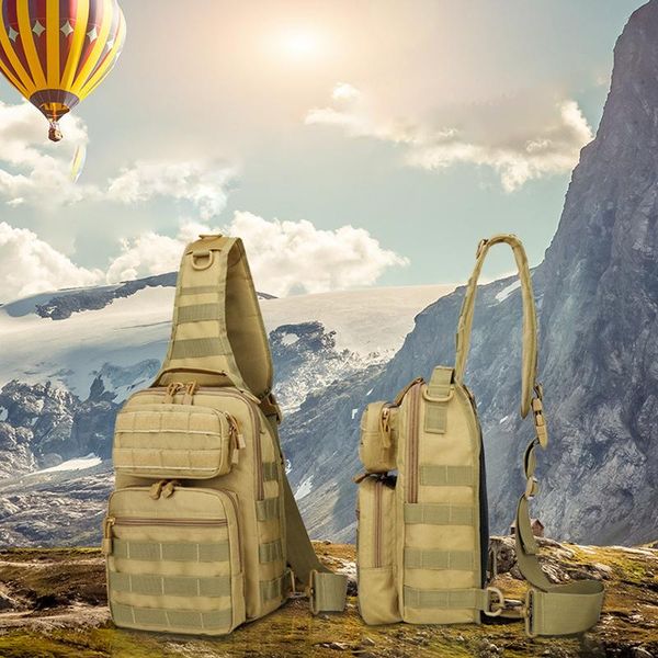 

military molle sling backpack tactical camo crossbody chest bag outdoor bags