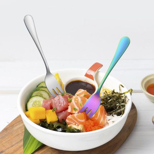 

forks comfortable to grips mini stainless steel safe dessert for banquet