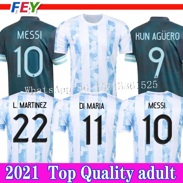 

men's t-shirts quality 2021 argentina shirt home away messi dybala aguero lo celso martineze shirts, White;black