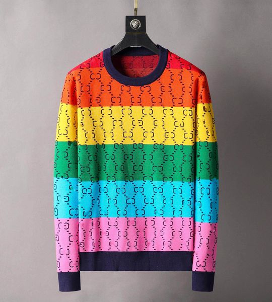 2021 Neue Designs Farbige Buchstaben Pullover Stickerei Langarm Herren Damen Hoodie Laufsweatshirt Ärmel Markendesigner Pullover Jogger