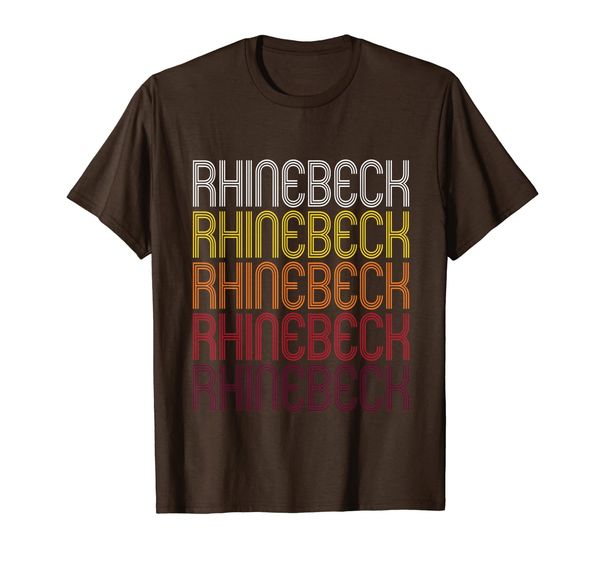 

rhinebeck, ny | vintage style new york t-shirt, White;black