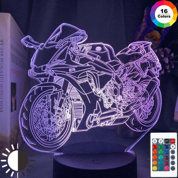 

night lights cool motorcycle led light for kids bedroom decor unique birthday gift children study room desk 3d lamp motocycle