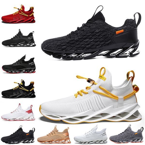 

r non-brand men women running shoes blade slip on triple black white all red gray orange terracotta warriors mens trainers outdoor sports sn