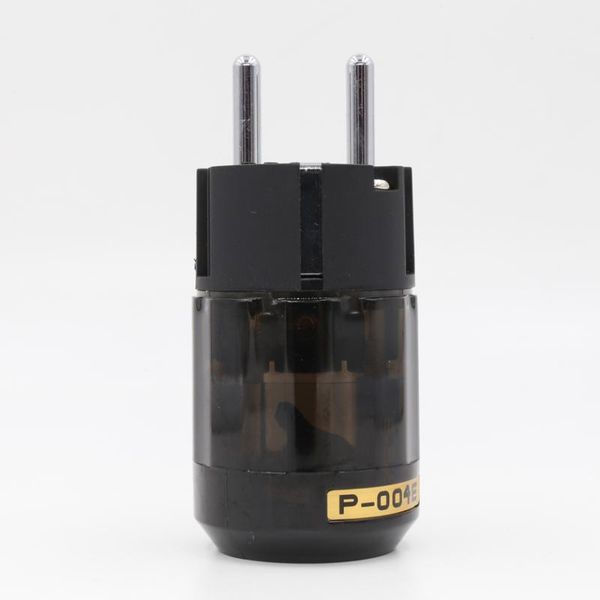 

smart power plugs 2pcs p-004e rhodium plated p004e schuko plug male connector hifi