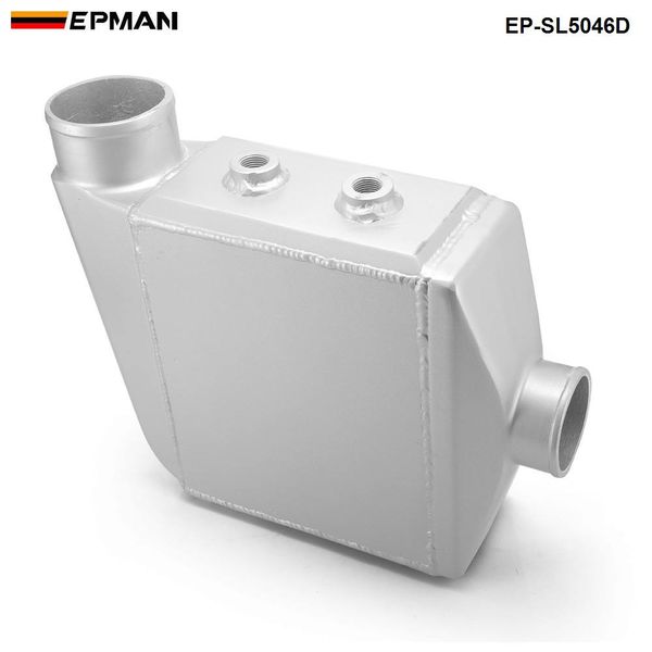 

epman- universal aluminum water to air turbo intercooler front mount 250 x 220 x 115mm inlet/outlet: 3.5" ep-sl5046d