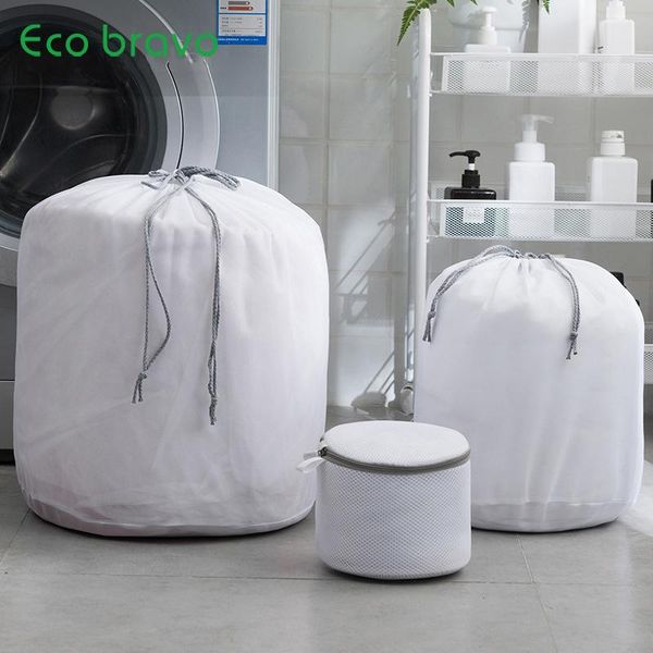 

ecobravo laundry bag thickened polyester drawstring care washing machine washable special clothes organizer bags