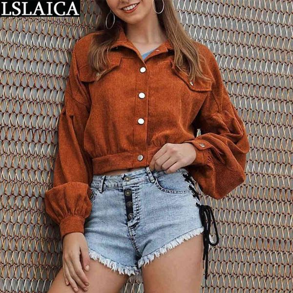 

women's jacket casual autumn winter clothes women fashion long sleeve pocket lady crop streetwear female solid coats 210520, Black;brown