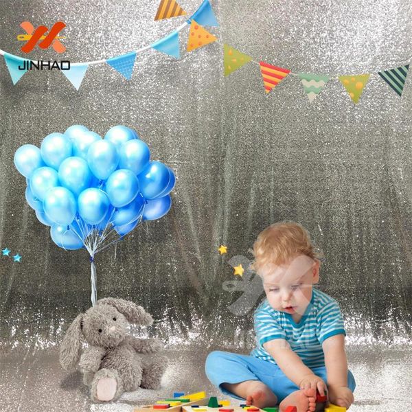 

party decoration the silver 4 x 7 ft sequin backdrop wedding wall curtains or po booth