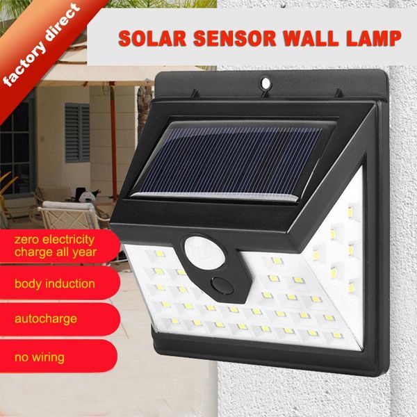 

portable lanterns energy save 40 led solar sensor wall light waterproof infrared induction lamp outdoor night lighting for landscape,courtya