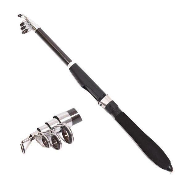 

1.3/1.6m mini short retractable fishing rod glass fiber reinforced frp portable flexible elastic ocean ice rods boat