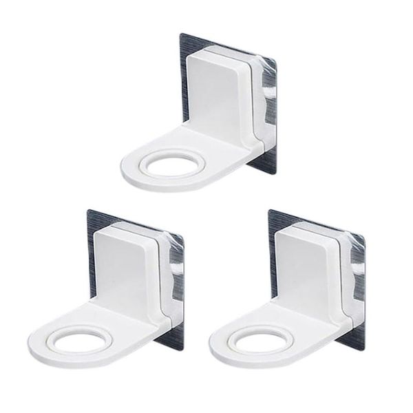 

bathroom storage & organization 3pcs hanging bracket suction cup rack bath shower gel shampoo soap liquid wall mount holder shelf 20m04