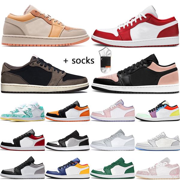 

low jumpman 1 1s men women basketball shoes triple white black toe lpine green game royal gym red jorden airs off sports sneakers trainers