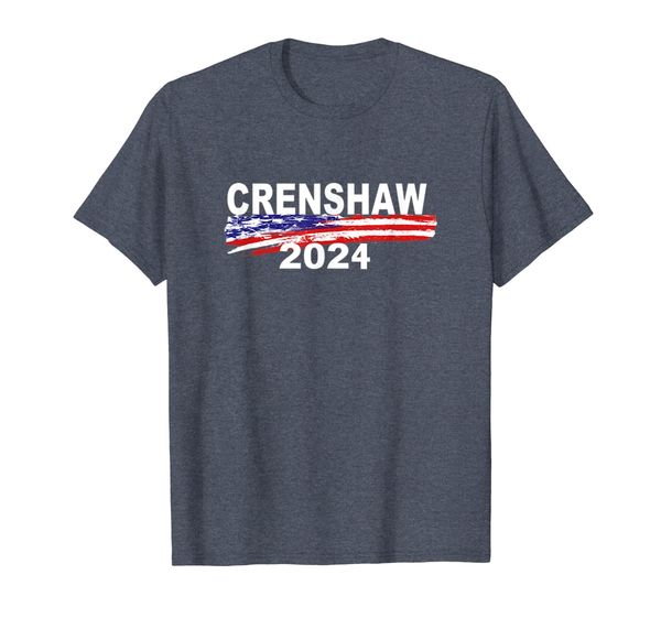 

crenshaw 2024 for president election t-shirt, White;black