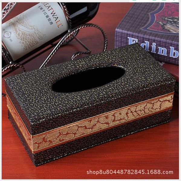 

tissue boxes & napkins creative box decor home household continental car leather deskpaper storage napkin holder kitchen 6zj006