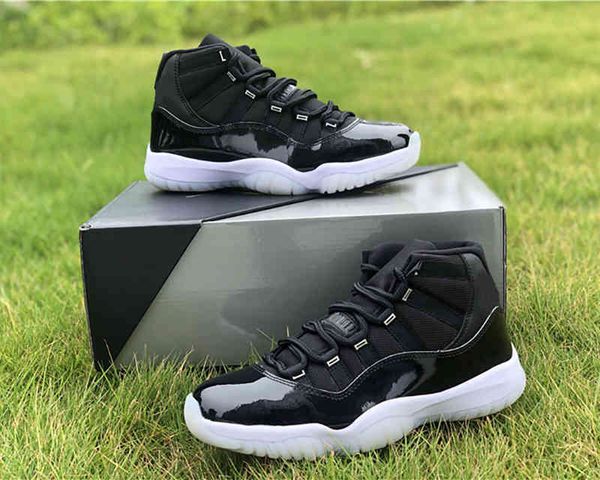 

shoes authentic 11 jubilee 25th anniversary high black clear white metallic silver