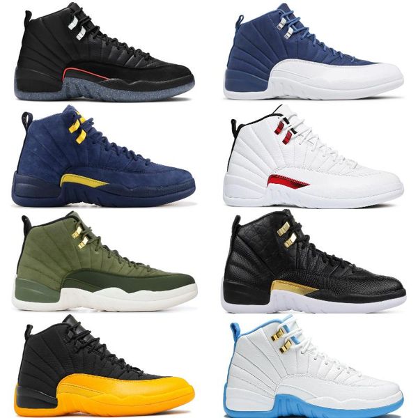 

basketball shoes 12 12s utility twist gold flu black game royal dark concord indigo fiba michigan taxi french blue metallic cla