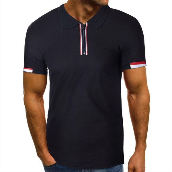 

summer brand clothing printing cotton men polo business slim casual male shirt short sleeve breathable soft, White;black
