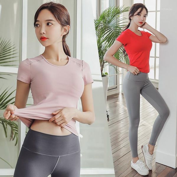 

sports t-shirt, thin, sports, running, quick-drying clothing, breathable mesh yoga clothing with chest pad