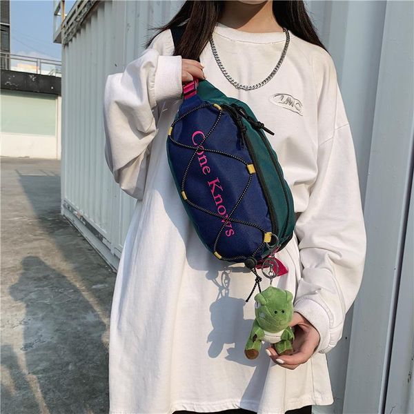 

personality chest cross body bag shoulder casual sports backpack