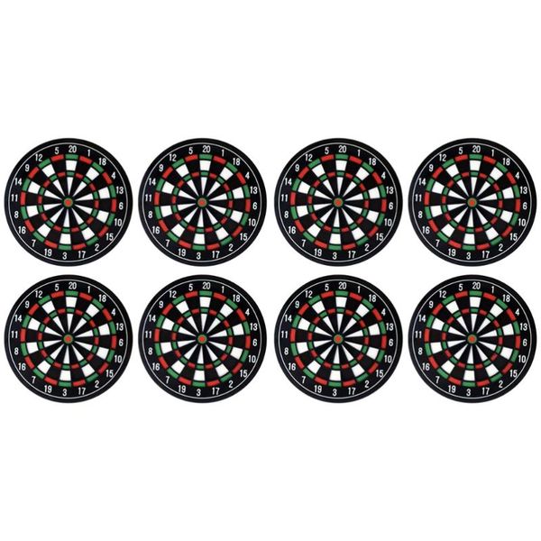 

mats & pads 8pcs heat-resistant mug cup coasters dartboard bottle beverage