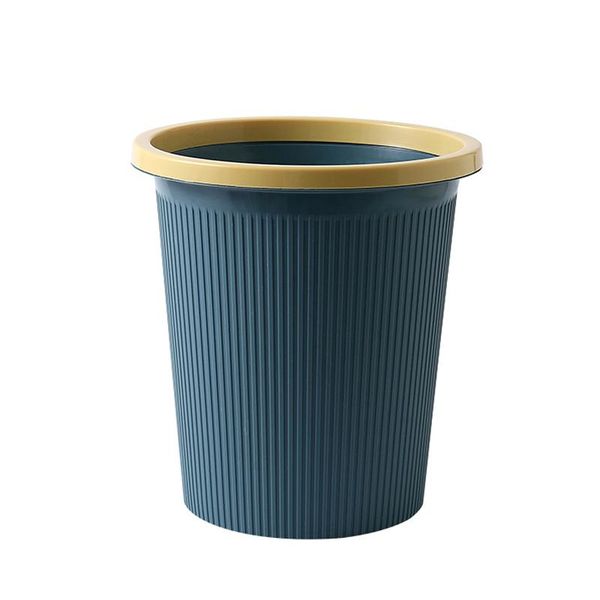

waste bins trash can nordic minimalist style bathroom bin non-slip anti-fall wear-resistant round bedroom kitchen supply lb