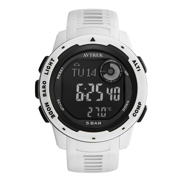 

wristwatches avtrek compass watch pedometer altimeter barometer military army waterproof outdoors sport digital survival tactical, Slivery;brown